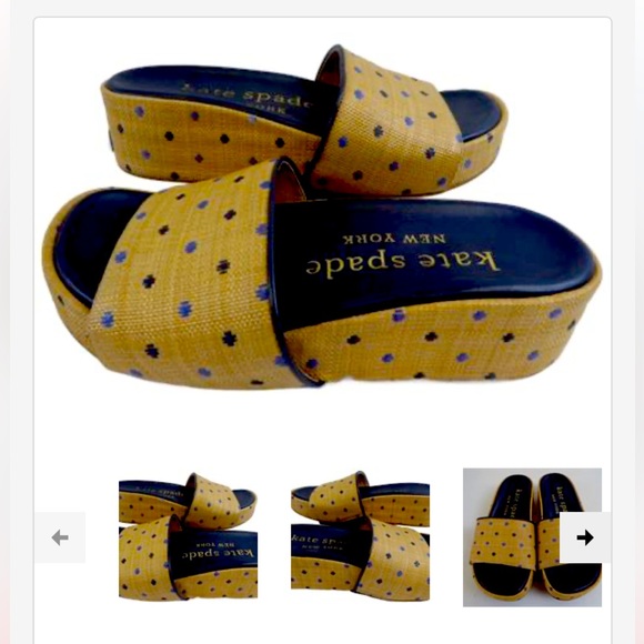 Kate Spade Women Platform Heel Sandals Breeze (like New) - Picture 4 of 11